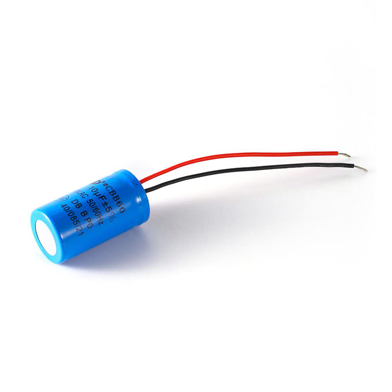 Dish-washing machine capacitor polarity